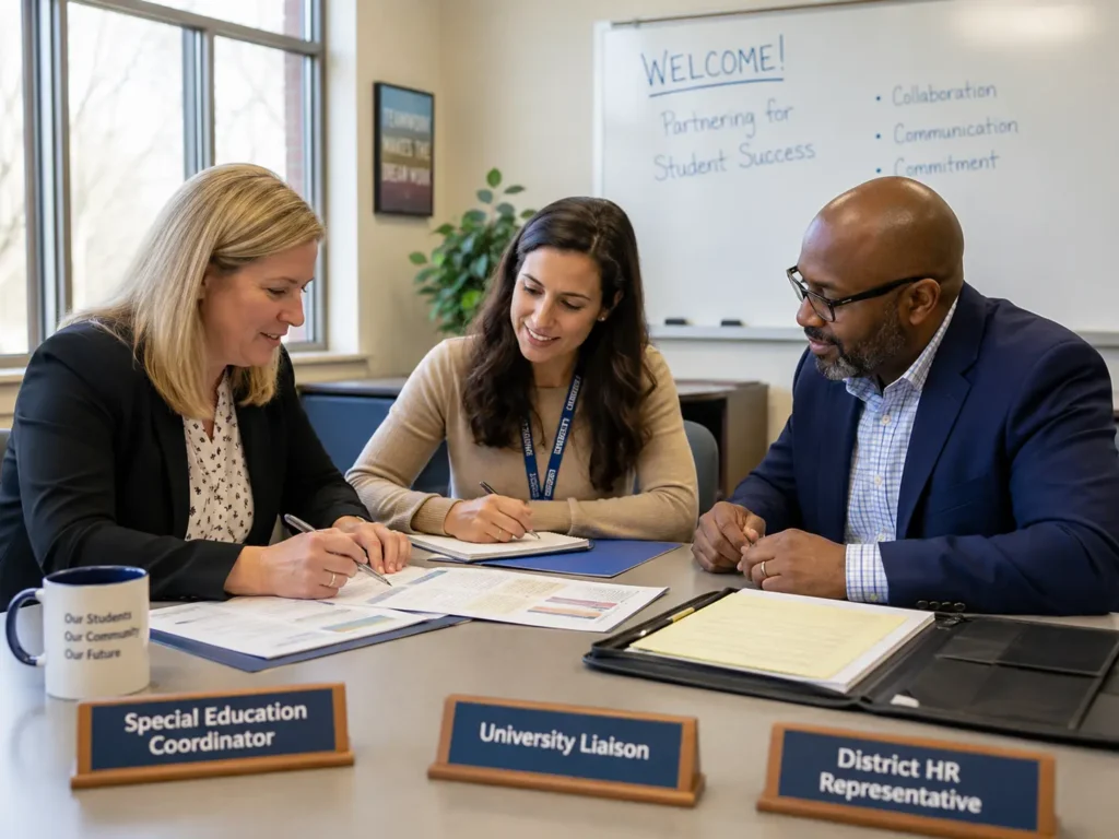 District team building special education recruiting partnership